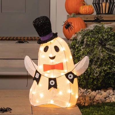 Light Up Ghost BOO Halloween Novelty Sculpture Light - Hyde & EEK! Boutique™ 2 Light Up Ghost BOO Halloween Novelty Sculpture Light - Hyde & EEK! Boutique™