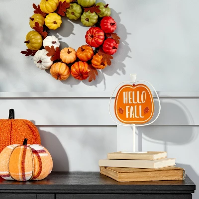 Harvest Pumpkin Halloween Wreath - Hyde & EEK! Boutique™ 3 Harvest Pumpkin Halloween Wreath - Hyde & EEK! Boutique™