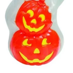 Union Products 56480 60-Watt Light Up Ghost & Pumpkin Halloween Outdoor Garden Statue Decoration Made From Blow-Molded Plastic, White/Orange (2 Pack) -Halloween Decoration Store GUEST 0dc196d1 035e 46ed 9323 8d1e77236c5d 1