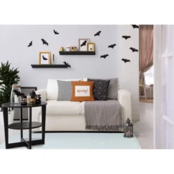 16"x16" Halloween Spooky Ticking Square Throw Pillow - E By Design 12 16"x16" Halloween Spooky Ticking Square Throw Pillow - E By Design -Halloween Decoration Store GUEST 0e57c45f 130b 4b64 9283 ed8470708eb1