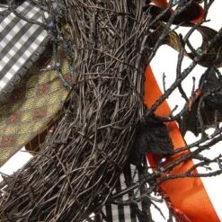 National Tree Company Artificial Skeleton's Halloween Wreath, Decorated With Branches, Orange And Black Trim, Berry Clusters, Assorted Leaves, 24 In 8 National Tree Company Artificial Skeleton's Halloween Wreath, Decorated With Branches, Orange And Black Trim, Berry Clusters, Assorted Leaves, 24 In -Halloween Decoration Store GUEST 17b63641 f4e0 4e0c b42a 228c0e80a8cb