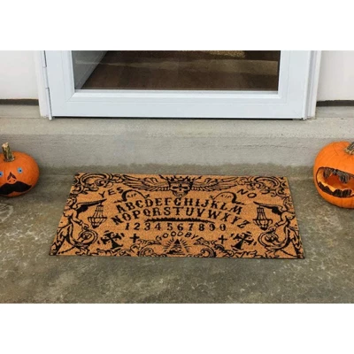 Juvale Halloween Ouija Board Coir Door Mat Welcome Doormat Indoor Outdoor Nonslip Front Rugs 30 X 17 3 Juvale Halloween Ouija Board Coir Door Mat Welcome Doormat Indoor Outdoor Nonslip Front Rugs 30 X 17