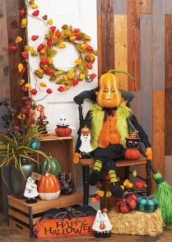 Gallerie II Ghost Costumes W/ Pumpkins Halloween Figure -Halloween Decoration Store GUEST 1b62e037 d6b1 460c 9a99 c9779989178e