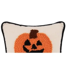 C&F Home 8" X 8" Pumpkin Jack-O-Lantern French Knot Halloween Throw Pillow -Halloween Decoration Store GUEST 1d57c7da ed5a 4bb0 85d9 9aea39020f02