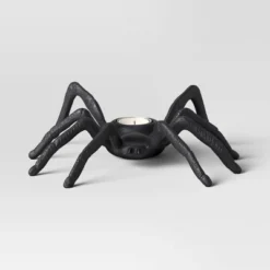 Halloween Spider Candle Holder Black - Threshold™ -Halloween Decoration Store GUEST 220b818b 41ab 4746 b9b7 342d3ecd2053