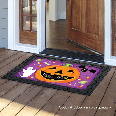 Briarwood Lane Halloween Treats Jack O'lantern Doormat Candy Corn 4 Briarwood Lane Halloween Treats Jack O'lantern Doormat Candy Corn - Image 2