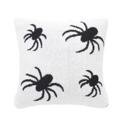 C&F Home 12" X 12" Spider Halloween Knitted Pillow