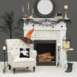 C&F Home 8" X 8" Spooky Ghost Hooked Petite Halloween Throw Pillow -Halloween Decoration Store GUEST 31eea538 b1cf 49fb b847 7409f14ed8d2