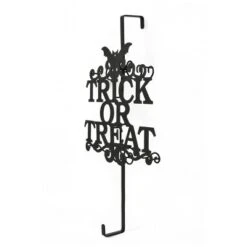 National Tree Company 19" Halloween “Trick Or Treat" Wreath Hanger -Halloween Decoration Store GUEST 33c76164 d355 4a1f ba03 0a74d380b7c6