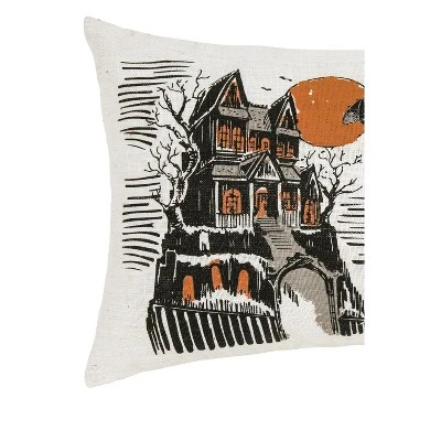 C&F Home 13" X 20" Haunted House Halloween Printed Throw Pillow 4 C&F Home 13" X 20" Haunted House Halloween Printed Throw Pillow - Image 2