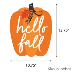 Big Dot Of Happiness Fall Pumpkin - Hanging Porch Halloween Or Thanksgiving Party Outdoor Decorations - Front Door Decor - 1 Piece Sign -Halloween Decoration Store GUEST 35266d9b 26de 4034 957f adde869c138d
