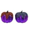 Transpac Foam 8 In. Multicolored Halloween Glitter Pumpkin Set Of 2 -Halloween Decoration Store GUEST 3687b283 3608 49f8 957e 2d262921e3b0