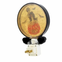 Ganz Black Cat Night Light - One Halloween Nightlight 6.25 Inches - Black Cat Pumpkin - Mh190311 - Acrylic - Black