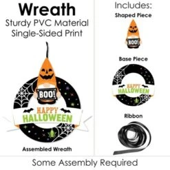 Big Dot Of Happiness Halloween Gnomes - Outdoor Spooky Fall Party Decor - Front Door Wreath -Halloween Decoration Store GUEST 39828ec2 f55d 4df0 be21 bbe7035eaaea