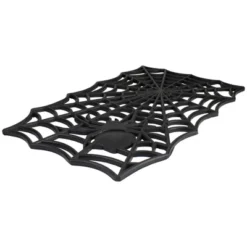 Northlight Black Spider Web Rectangular Halloween Doormat 18" X 30" -Halloween Decoration Store GUEST 3eaddd21 9c60 409a ad24 0bbb0ddcd0ab