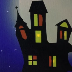 Northlight Fiber Optic And LED Lighted Witch In The Moon Halloween Canvas Wall Art 12" X 15.75" -Halloween Decoration Store GUEST 43e8d6c6 78e1 47d5 b103 2d64894bc3ba