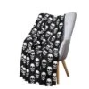 Kate Aurora Oversized Halloween Spooky Skeleton Skulls Plush Fleece Throw Accent Blanket - 50 In. W X 70 In. L -Halloween Decoration Store GUEST 50a73416 f72e 4829 8f72 b4d8034031ef