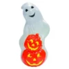 Union Products 56480 60-Watt Light Up Ghost & Pumpkin Halloween Outdoor Garden Statue Decoration Made From Blow-Molded Plastic, White/Orange (2 Pack) -Halloween Decoration Store GUEST 5bcad697 b8ac 4a0d b672 9ff9548a68a8