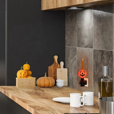 Northlight 6.5" Jack-O-Lantern Halloween Bubble Night Light 2 Northlight 6.5" Jack-O-Lantern Halloween Bubble Night Light