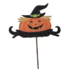Halloween Costume Pumpkin Trio - Three Garden Stakes 26 Inches - Mummy Frankenstein Witch - F20050 - Metal - Orange -Halloween Decoration Store GUEST 65f4d92d 5792 4cbc 8736 ce6e1d726da7