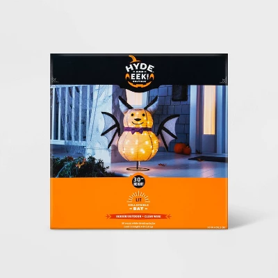 LED Collapsible Bat Halloween Novelty Sculpture Light - Hyde & EEK! Boutique™ 5 LED Collapsible Bat Halloween Novelty Sculpture Light - Hyde & EEK! Boutique™ - Image 3