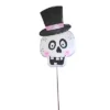 Halloween Top Hat Skeleton Stake - One Garden Stake 36 Inches - Stake Or Hang - F22009 - Metal - White -Halloween Decoration Store GUEST 75f60250 f2c5 47fb 8148 93987c164cec