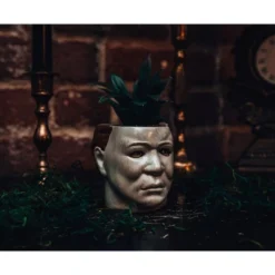 Silver Buffalo Halloween Michael Myers 3-Inch Ceramic Mini Planter With Artificial Succulent -Halloween Decoration Store GUEST 79697d23 3342 4c0a bb9c 2e8ef8cb49f6