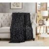 Kate Aurora Scary Halloween Ghosts Black & White Oversized Accent Throw Blanket - 50 In. X 70 In.