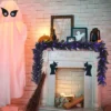 Costway 9ft Pre-lit Christmas Halloween Garland Black W/ 50 Purple LED Lights 1 Costway 9ft Pre-lit Christmas Halloween Garland Black W/ 50 Purple LED Lights -Halloween Decoration Store GUEST 7f1f02f4 7392 430a 818c be1bcef9c0d8