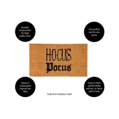 Evergreen 16 X 28 Halloween Greeting Coir Mat, Hocus Pocus For Indoor And Outdoor Decor 16 Evergreen 16 X 28 Halloween Greeting Coir Mat, Hocus Pocus For Indoor And Outdoor Decor -Halloween Decoration Store GUEST 81a32ead 8453 4dbb b89f e6e9420222fb