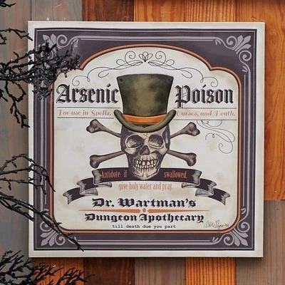 Gallerie II Dr. Wartman'S 3D Poison Skeleton Halloween Wall Art Decor Decoration 15.75 X 0.98 X 15.75 Inches. 4 Gallerie II Dr. Wartman'S 3D Poison Skeleton Halloween Wall Art Decor Decoration 15.75 X 0.98 X 15.75 Inches. - Image 2