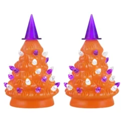 Mr. Halloween Nostalgic Ceramic LED Halloween Tree 5.4" - Set Of 2 -Halloween Decoration Store GUEST 84e51a1d f67c 4b9a a829 28c7fdda0e37