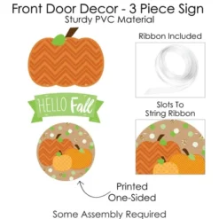 Big Dot Of Happiness Pumpkin Patch - Hanging Porch Fall, Halloween Or Thanksgiving Party Outdoor Decorations - Front Door Decor - 3 Piece Sign -Halloween Decoration Store GUEST 87ca3a6d a3ef 48bb a6cc 5632ce3a11c6