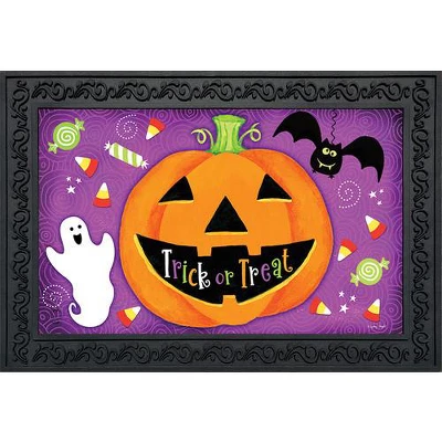 Briarwood Lane Halloween Treats Jack O'lantern Doormat Candy Corn 3 Briarwood Lane Halloween Treats Jack O'lantern Doormat Candy Corn