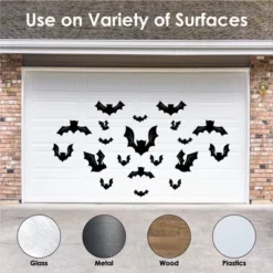 Big Dot Of Happiness Black Bats - Peel And Stick Halloween Vinyl Wall Art Stickers - Wall Decals - Set Of 20 -Halloween Decoration Store GUEST 8c5f5bb3 2548 474e 8805 53727b23ba2a