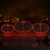 Mr Halloween Outdoor Pumpkins Lightshow Halloween Decoration - Orange - 28.5"