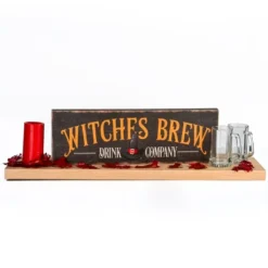 National Tree Company 24" Halloween "Witches Brew" Wood Wall Sign 7 National Tree Company 24" Halloween "Witches Brew" Wood Wall Sign -Halloween Decoration Store GUEST 9d9678e3 b41b 4065 8225 a6bba4d45c79