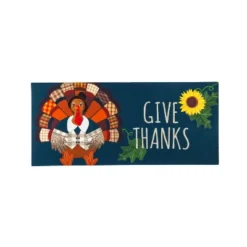 Evergreen Indoor Outdoor Doormat Bundle Set Of 5 - Frame And 4 Welcome Seasonal Inserts Santa Ho Ho Ho Halloween Thanksgiving -Halloween Decoration Store GUEST 9ebd07aa efef 4965 8eac ba66c2034a80