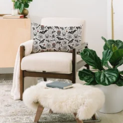 Heather Dutton Halloween XRay Oblong Throw Pillow - Society6