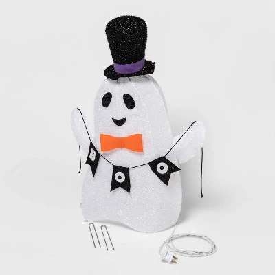 Light Up Ghost BOO Halloween Novelty Sculpture Light - Hyde & EEK! Boutique™ 3 Light Up Ghost BOO Halloween Novelty Sculpture Light - Hyde & EEK! Boutique™ - Image 2