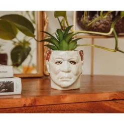 Silver Buffalo Halloween Michael Myers 3-Inch Ceramic Mini Planter With Artificial Succulent -Halloween Decoration Store GUEST b1af693a 4ac7 46e9 b5bc 531be4b3e89a