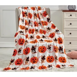 Super Spooky And Comfy Microplush Halloween Throws (50" X 60") -Halloween Decoration Store GUEST b60ebc71 0c96 4b6e 8a0d cabbad92e73b