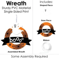 Big Dot Of Happiness Spooky Ghost - Outdoor Halloween Party Decor - Front Door Wreath -Halloween Decoration Store GUEST b6e19cc0 2e59 4788 841c 65b84e86abad