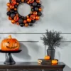 Festival Of Frights Pumpkin Orange And Black Shatterproof Halloween Wreath - Hyde & EEK! Boutique™ -Halloween Decoration Store GUEST bba7be4e cd63 4d02 9790 6bee950986be