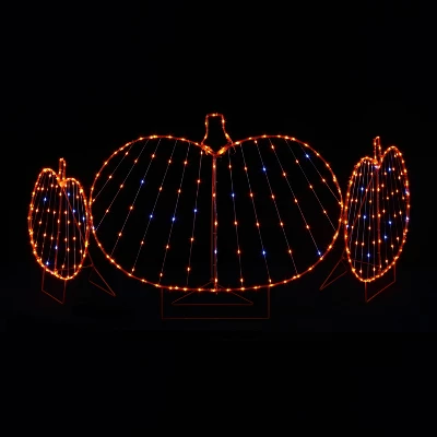 Mr Halloween Outdoor Pumpkins Lightshow Halloween Decoration - Orange - 28.5" 4 Mr Halloween Outdoor Pumpkins Lightshow Halloween Decoration - Orange - 28.5" - Image 2