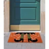 Juvale Halloween Coir Doormat, Spooky Witch Legs, PVC Anti-Slip (17 X 30 In)