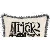 C&F Home 18" X 18" Trick Treat Black And White Embroidered Throw Halloween Pillow -Halloween Decoration Store GUEST cd200d8e 3d60 440e 9eff 397b8fd8b662