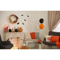 16"x16" Halloween Critters Square Throw Pillow - E By Design -Halloween Decoration Store GUEST d1e4211c c9ce 4406 8f9a 6fc9a7630a2a