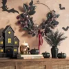 Halloween Leaf And Floral Wreath - Threshold™ -Halloween Decoration Store GUEST dc82603e a9c0 4c5c b456 d2e44cc840c9