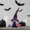 Northlight 14" Black And Purple Witch Gnome With Broom Indoor Halloween Figure -Halloween Decoration Store GUEST e0b84fab efaa 4968 a4e0 bcb6ffbb84e6